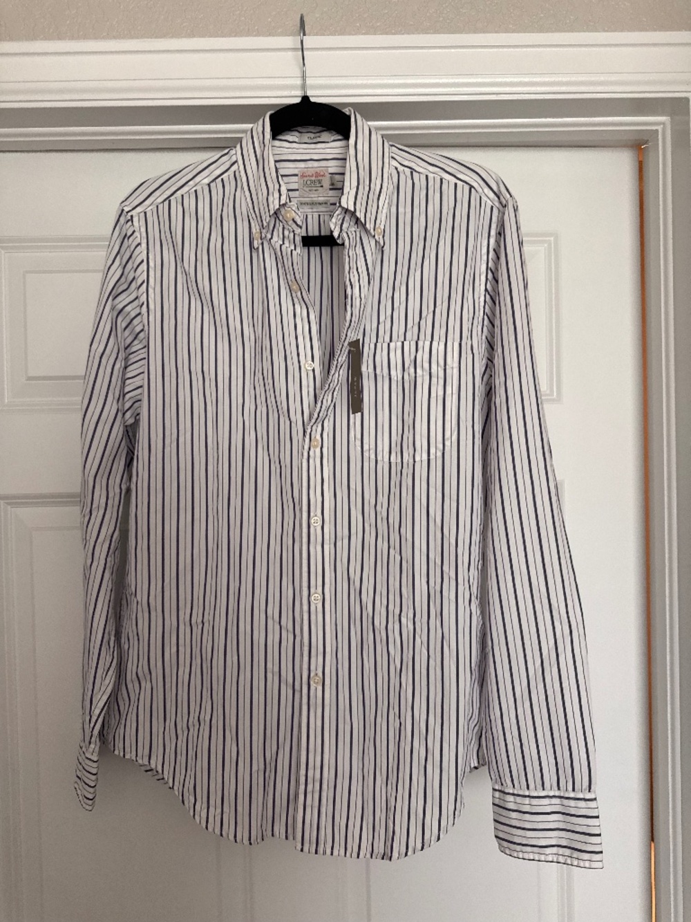 NWT men's striped button up